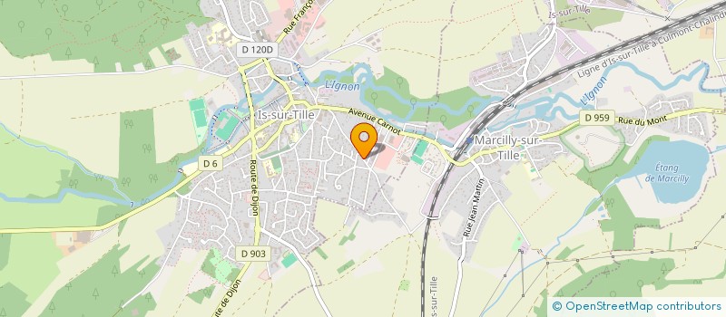 localisation de l'entreprise MADAME KARINE PISANESCHI à IS-SUR-TILLE