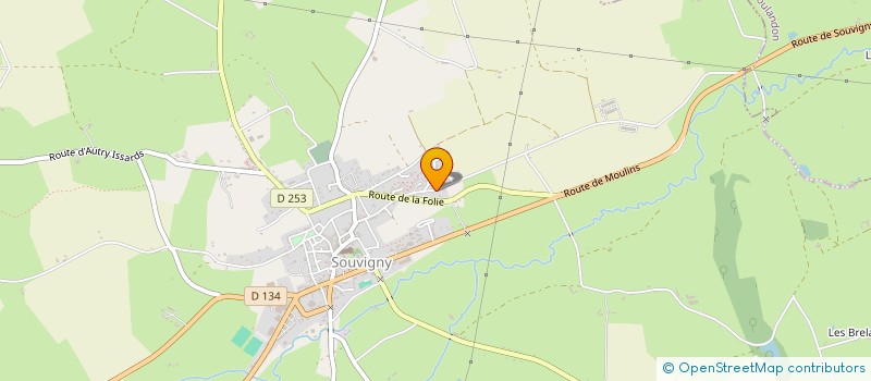 localisation de l'entreprise MADAME KARINE PIVET  COULANDON