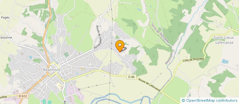 localisation de l'entreprise MADAME KARINE PLAT à REALMONT