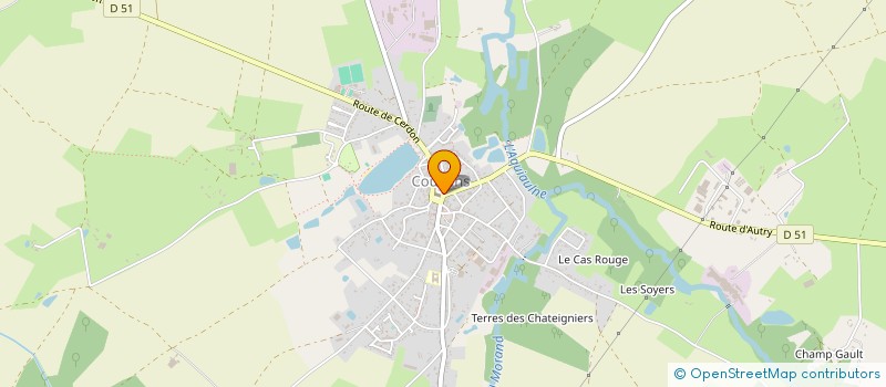 localisation de l'entreprise MADAME KARINE POIRIER à COULLONS
