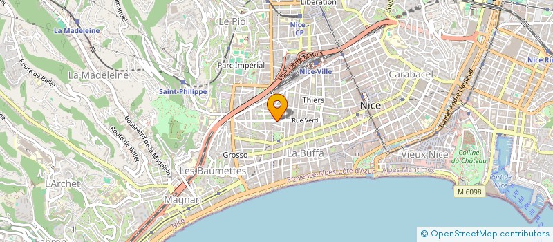 localisation de l'entreprise MADAME KARINE POIRIER  NICE