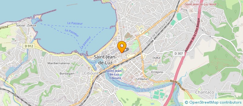 localisation de l'entreprise MADAME KARINE PONLOT à SAINT-JEAN-DE-LUZ