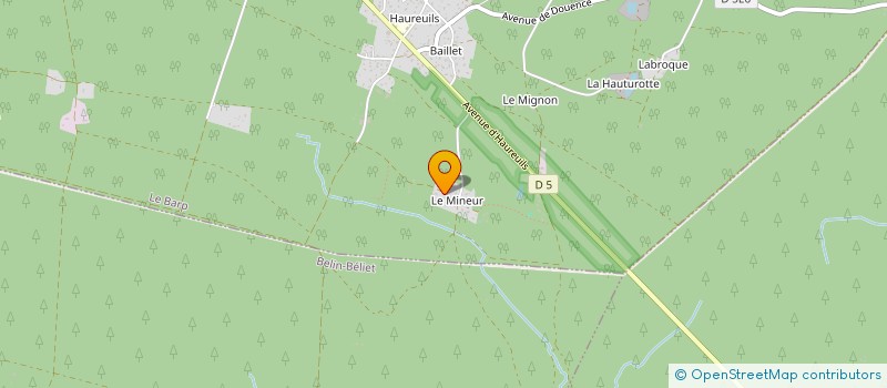 localisation de l'entreprise MADAME KARINE PORTES  LE BARP