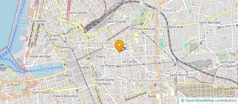 localisation de l'entreprise MADAME KARINE POTHIER à MARSEILLE