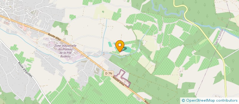 localisation de l'entreprise MADAME KARINE PRIDO  SAINT-CANNAT