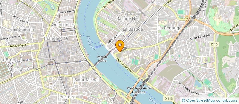 localisation de l'entreprise MADAME KARINE QUERRIEN  BORDEAUX