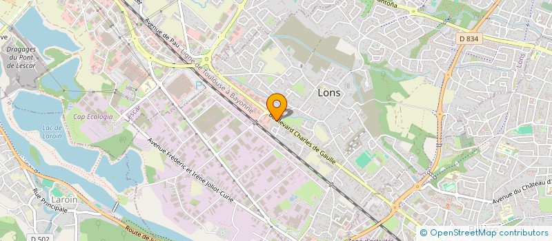 localisation de l'entreprise MADAME KARINE RANCEZ-SERRAUST  LONS