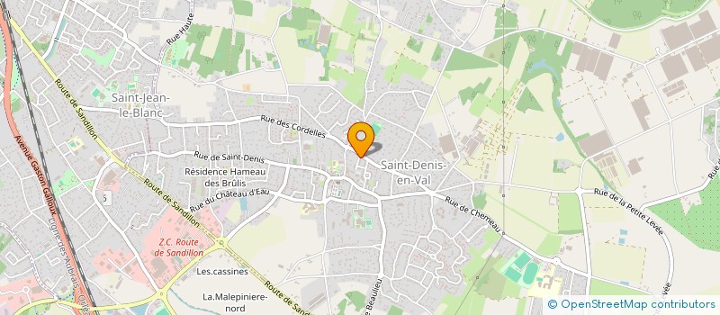 localisation de l'entreprise MADAME KARINE RANSON à SAINT-DENIS-EN-VAL