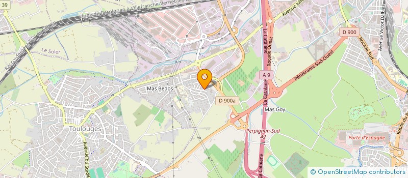 localisation de l'entreprise MADAME KARINE RAULT  PERPIGNAN