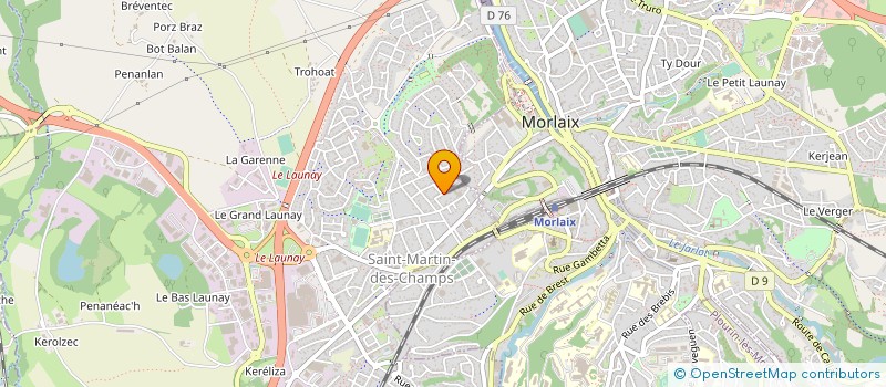 localisation de l'entreprise MADAME KARINE RAVAL  SAINT-MARTIN-DES-CHAMPS