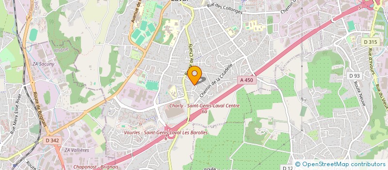 localisation de l'entreprise MADAME KARINE REGAIRAZ  SAINT-GENIS-LAVAL