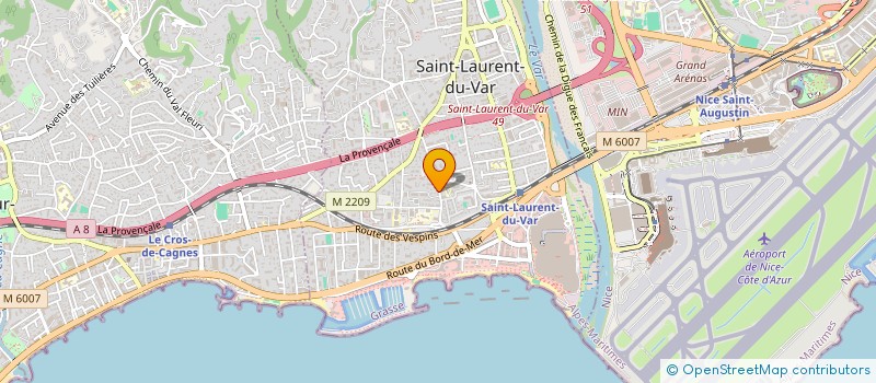 localisation de l'entreprise MADAME KARINE REMY à SAINT-LAURENT-DU-VAR
