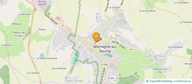 localisation de l'entreprise MADAME KARINE REVEL à MORTAGNE-AU-PERCHE
