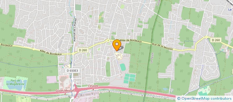 localisation de l'entreprise MADAME KARINE REY  GUJAN-MESTRAS