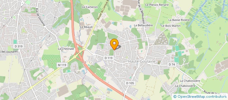 localisation de l'entreprise MADAME KARINE RICHARD à HAUTE-GOULAINE