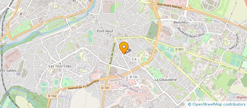 localisation de l'entreprise MADAME KARINE RICHARD à POITIERS