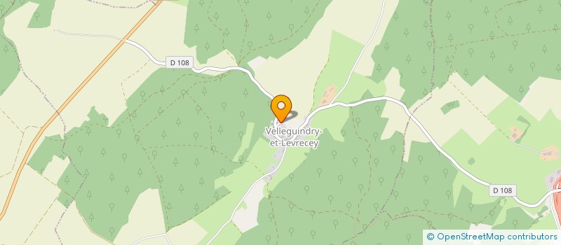 localisation de l'entreprise MADAME KARINE RICHARD  VELLEGUINDRY-ET-LEVRECEY
