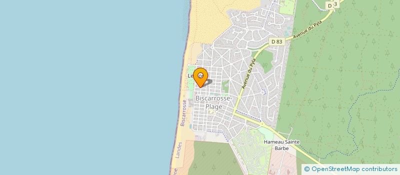 localisation de l'entreprise MADAME KARINE RICQUIER  BISCARROSSE