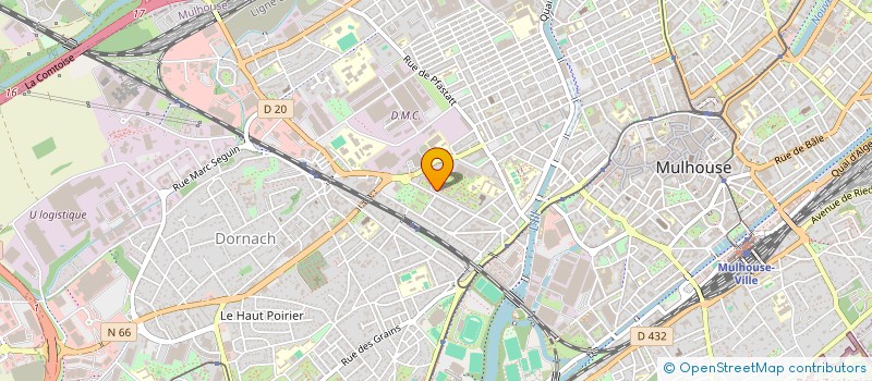 localisation de l'entreprise MADAME KARINE RIETSCH  MULHOUSE