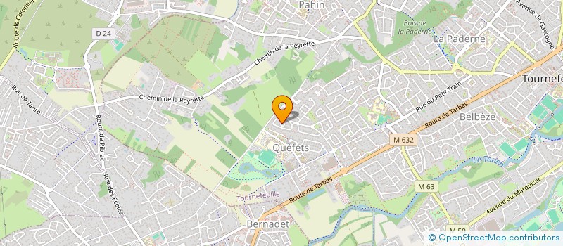 localisation de l'entreprise MADAME KARINE RIEUX  TOURNEFEUILLE