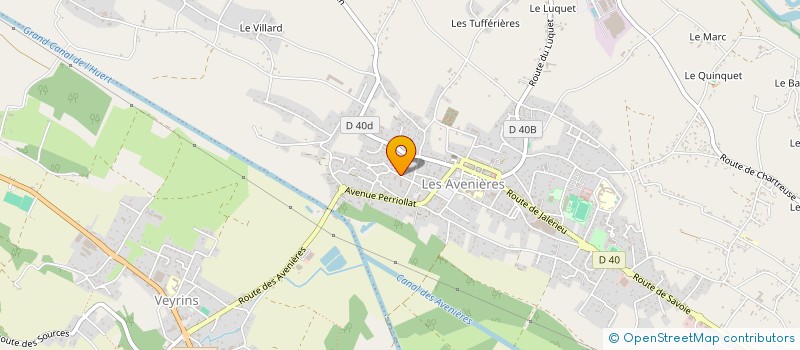 localisation de l'entreprise MADAME KARINE RIGNON  LES AVENIERES VEYRINS-THUELLIN