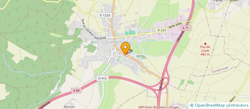 localisation de l'entreprise MADAME KARINE RINTJEMA  COMBRONDE