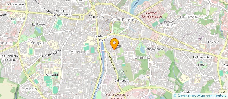 localisation de l'entreprise MADAME KARINE RIVALLAN à VANNES