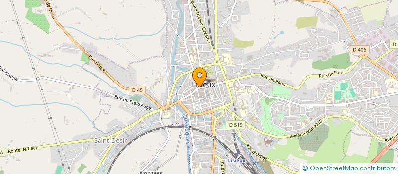 localisation de l'entreprise MADAME KARINE RIVIERE  LISIEUX