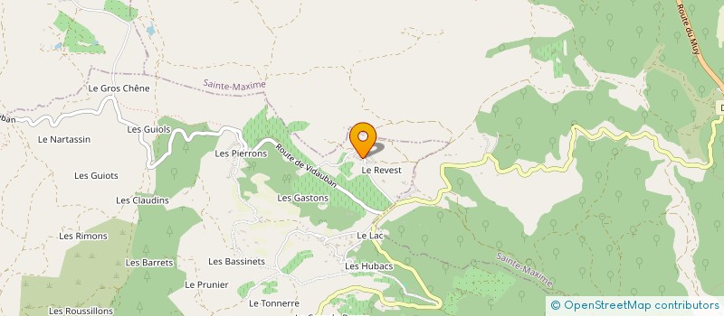 localisation de l'entreprise MADAME KARINE ROCHE  LE PLAN-DE-LA-TOUR