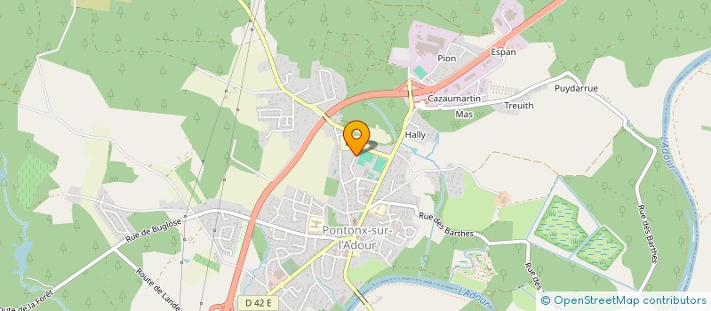 localisation de l'entreprise MADAME KARINE RODRIGUES--LARIGAUDRIE  DAX