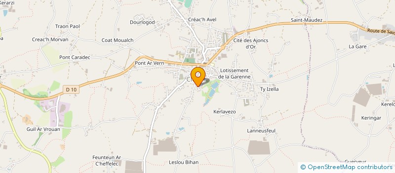 localisation de l'entreprise MADAME KARINE ROHOU  CLEDER