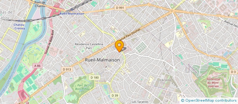 localisation de l'entreprise MADAME KARINE ROMAN à RUEIL-MALMAISON