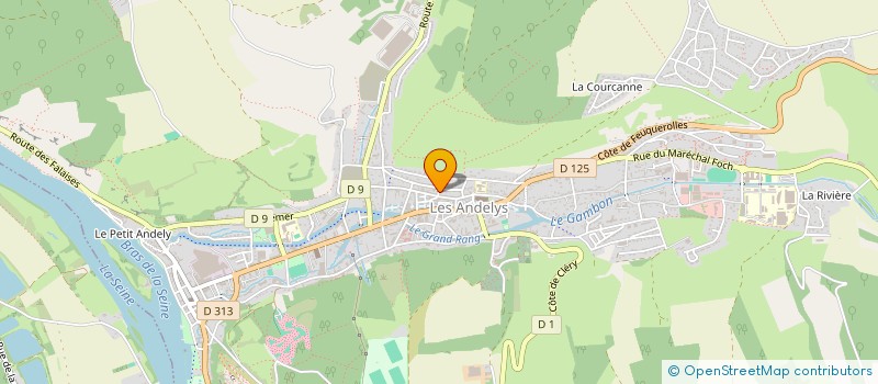 localisation de l'entreprise MADAME KARINE ROSSARD  LES ANDELYS