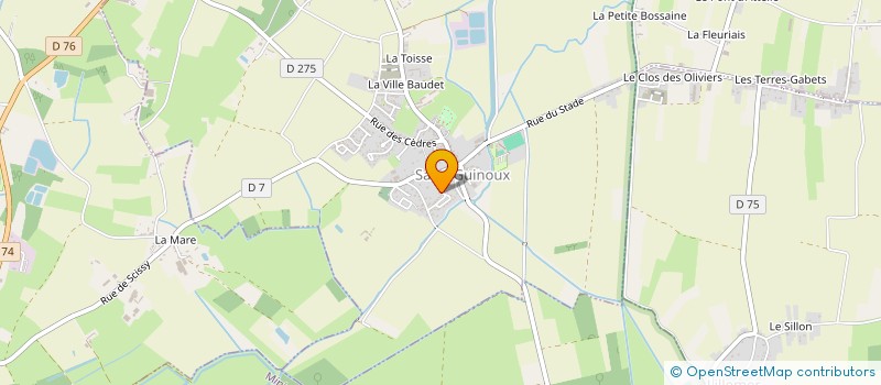 localisation de l'entreprise MADAME KARINE ROUAULT  SAINT-GUINOUX