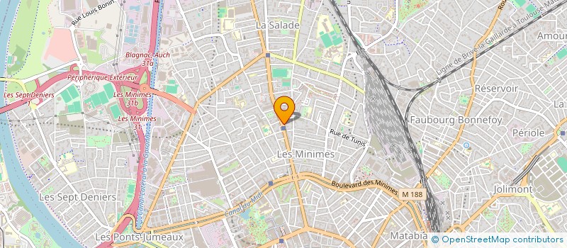 localisation de l'entreprise MADAME KARINE ROUDAUT à TOULOUSE