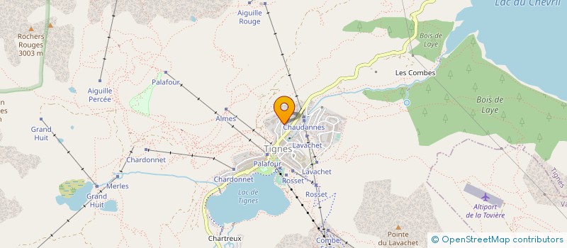 localisation de l'entreprise MADAME KARINE ROUE à TIGNES