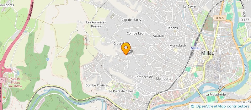 localisation de l'entreprise MADAME KARINE ROUSSEL  MILLAU