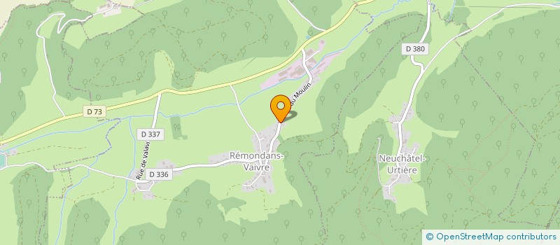 localisation de l'entreprise MADAME KARINE ROY  REMONDANS-VAIVRE