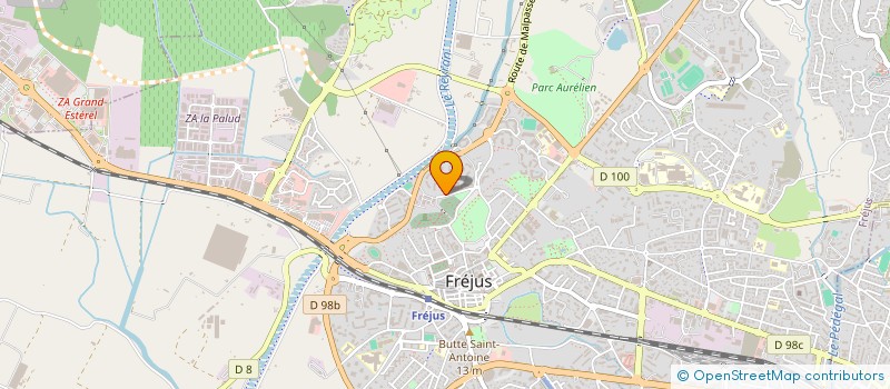 localisation de l'entreprise MADAME KARINE ROYER à FREJUS