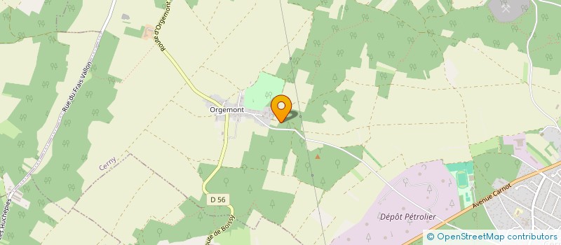 localisation de l'entreprise MADAME KARINE RUAULT  CERNY