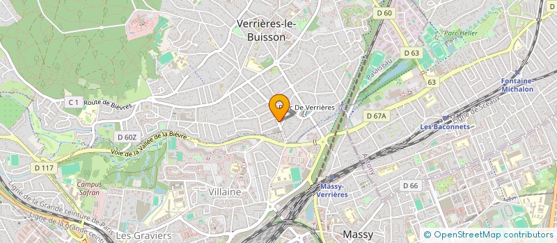 localisation de l'entreprise MADAME KARINE RUBIO BLAY à VERRIERES-LE-BUISSON