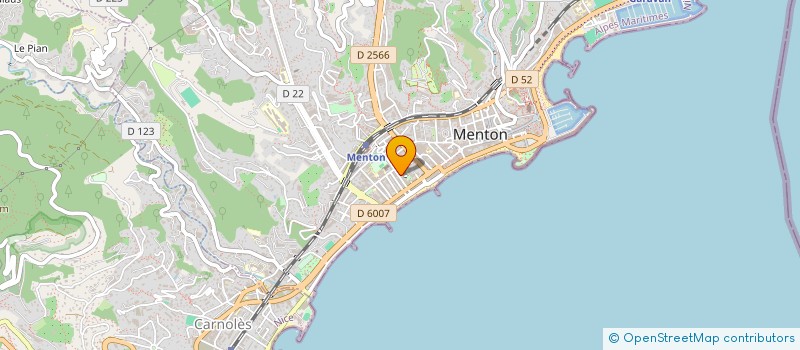 localisation de l'entreprise MADAME KARINE RUBY  MENTON