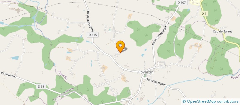 localisation de l'entreprise MADAME KARINE RUSALEN  POYARTIN