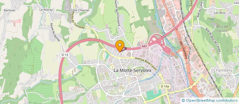 localisation de l'entreprise MADAME KARINE RYCKEWAERT  SAINT-ALBAN-LEYSSE