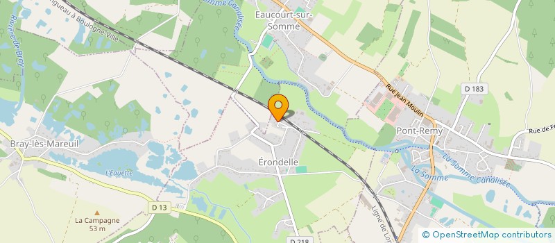 localisation de l'entreprise MADAME KARINE SABATIER  ERONDELLE