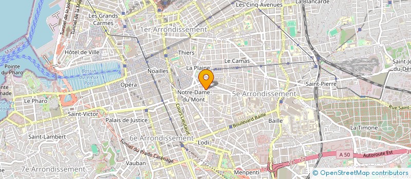 localisation de l'entreprise MADAME KARINE SACHOT à MARSEILLE