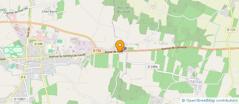 localisation de l'entreprise MADAME KARINE SAFFA  SAINT-ANDRE-DE-LIDON