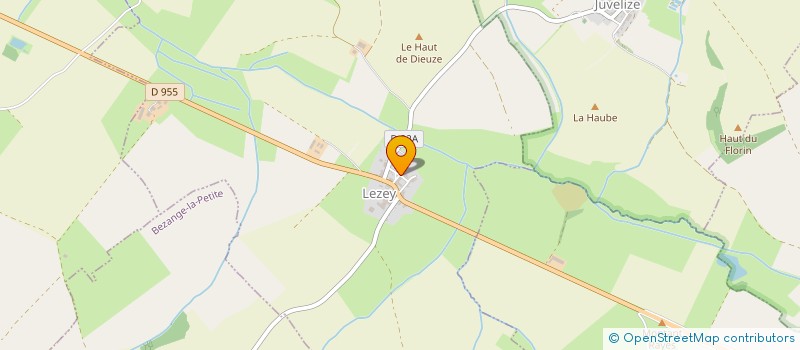 localisation de l'entreprise MADAME KARINE SAINT DIZIER  LEZEY