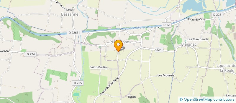 localisation de l'entreprise MADAME KARINE SAINTEMARIE  PUYBARBAN