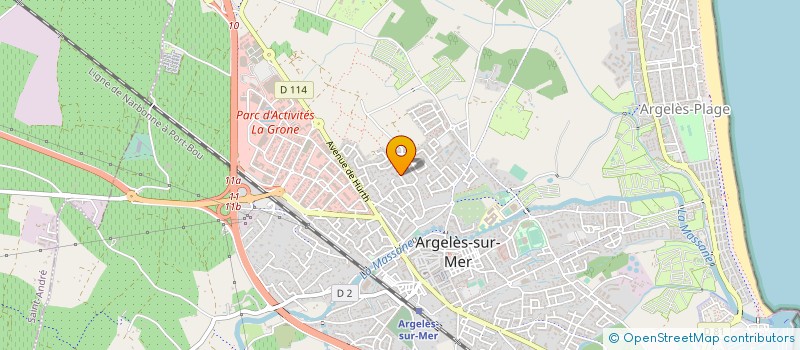 localisation de l'entreprise MADAME KARINE SALLES à ARGELES-SUR-MER